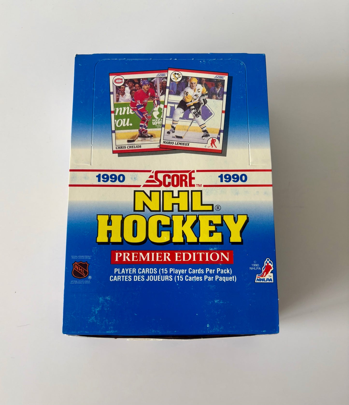 1990-91 Score NHL Hockey Premier Edition Canadian Version – Full Box