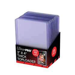 Ultra·PRO 3" x 4" 55pt Thick Toploaders (25 Pack)