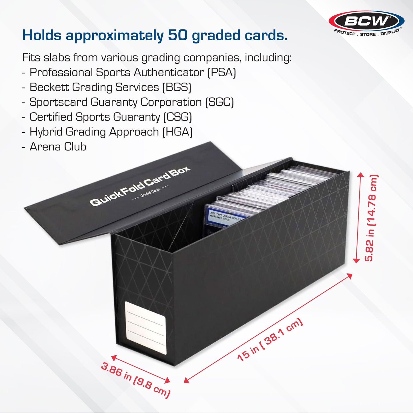 QUICKFOLD GRADED CARD BOX (3-Pack)