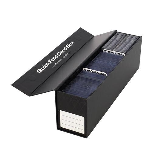 QUICKFOLD MAGNETIC & TOPLOADER CARD BOX  (3-PACK)