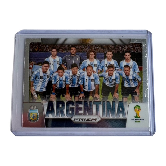 2014 Panini Argentina Team Card (featuring Lionel Messi) FIFA World Cup