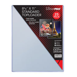 Ultra·PRO 8.5" x 11" Toploaders (25 Pack)
