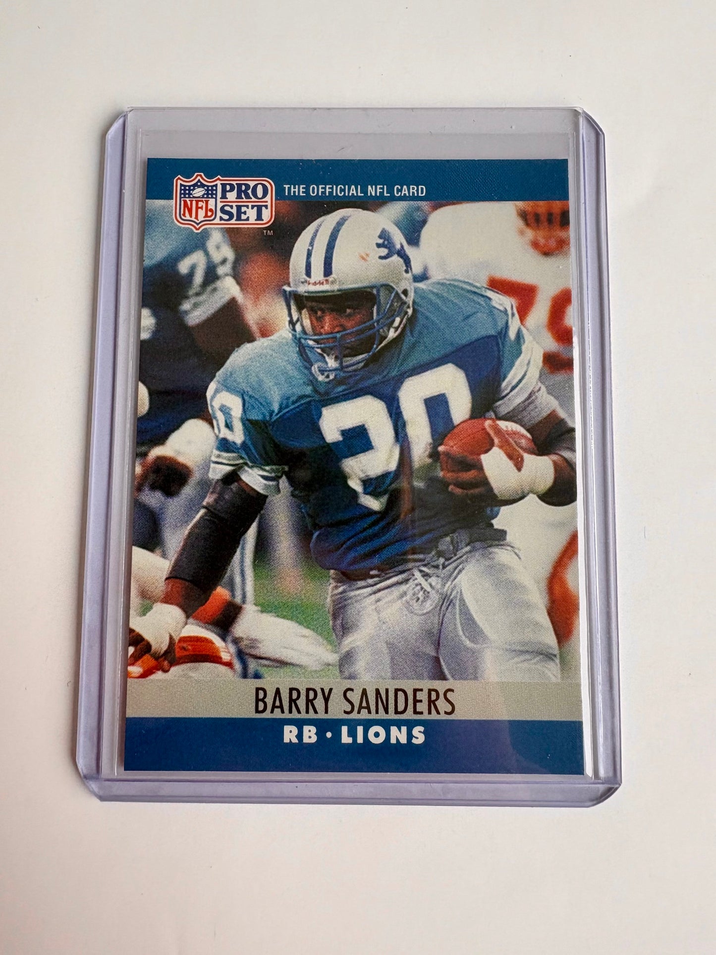 Barry Sanders 1990 Proset Football