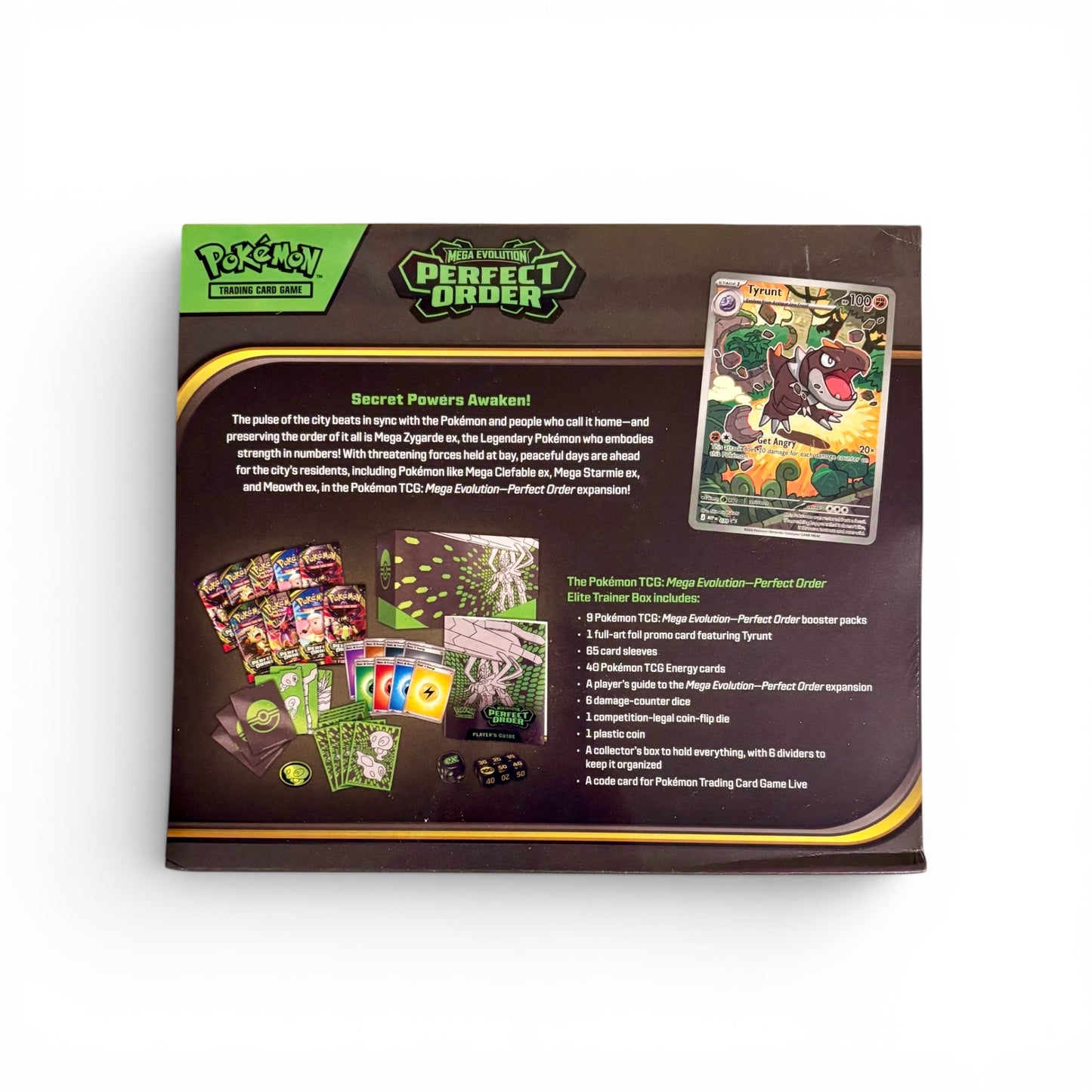 Pokémon TCG: Mega Evolution—Perfect Order Elite Trainer Box (Factory Sealed)