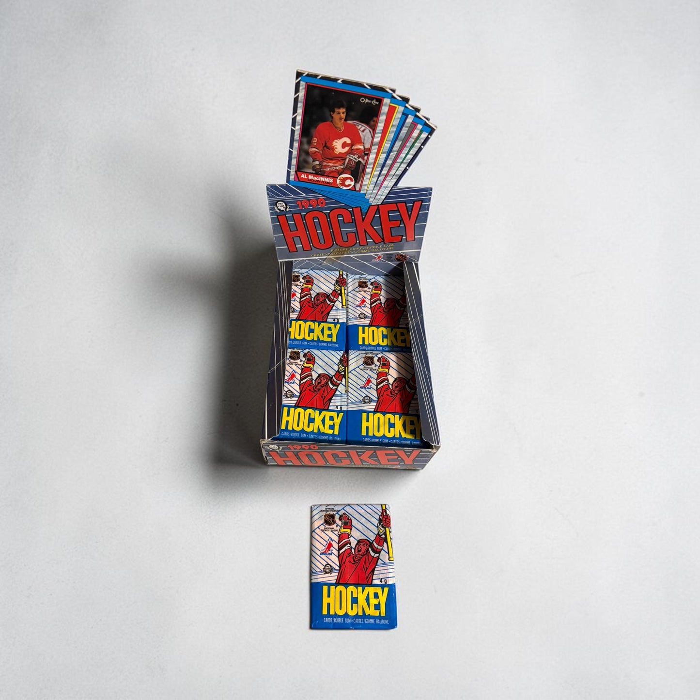 1989-90 O-Pee-Chee Hockey Wax Pack (1 Sealed Pack)