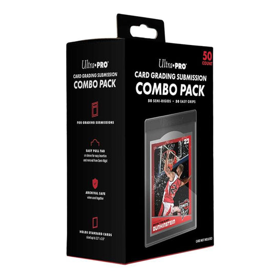 Ultra·PRO Card Grading Submission Combo Pack (50 Semi-Rigids + 50 Sleeves)