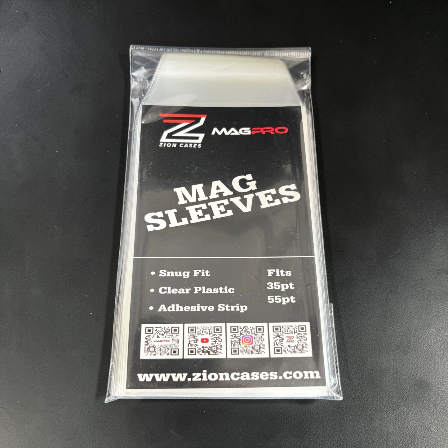 Zion Cases MAG Sleeves 35pt-55pt